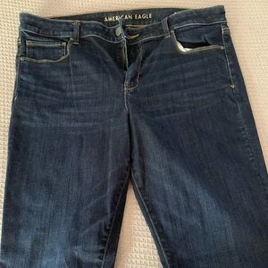 Dark Wash Size 18R Skinny American Eagle Jeans